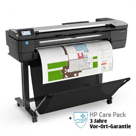 HP Designjet T830 MFP mit 3 Jahren Vor-Ort-Garantie