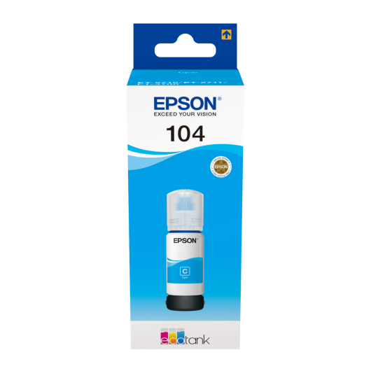 Epson Tinte 104 EcoTank Cyan