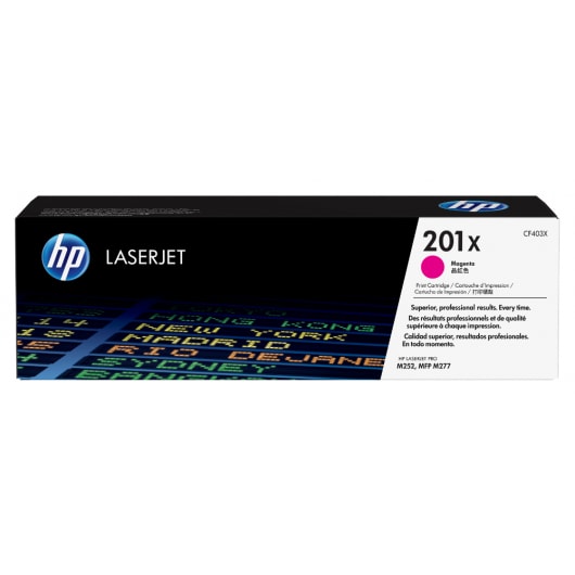 HP Toner Magenta CF403X mit hoher Reichweite