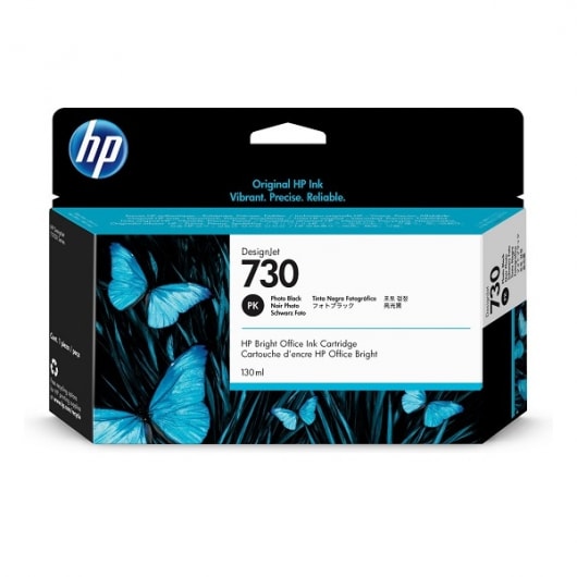 HP 730 DesignJet Tintenpatrone Fotoschwarz 130 ml (P2V67A)