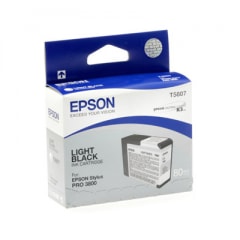 Epson Tinte T5807 Light Black, 80 ml