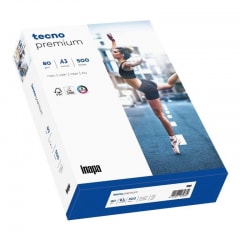 TECNO PREMIUM Papier, DIN A3, 80g/qm, hochweiss