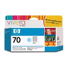 HP Tinte Nr. 70 C9390A Light Cyan, 130ml