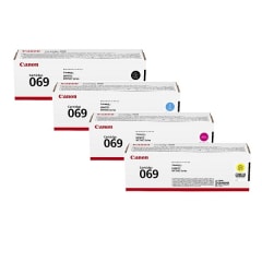 Canon Toner-Set 069 (Cyan, Magenta, Yellow, Schwarz)