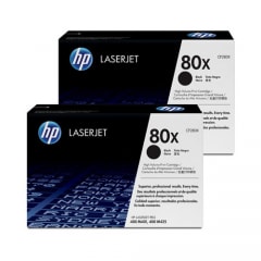 HP Toner CF280XD 80X für LaserJet Pro 400 M401 M425, 2x 6.800 Seiten