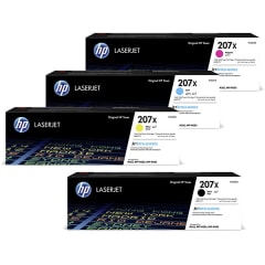 HP Toner-Set 207X High Capacity (Cyan, Magenta, Yellow, Schwarz)