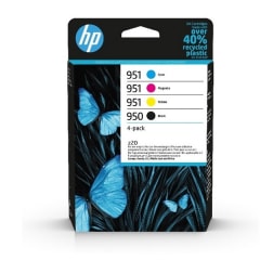 HP Tintenset Nr. 950/951 4er-Multipack CMYK (6ZC65AE)