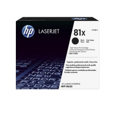 HP Toner 81X Schwarz High Yield