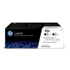 HP Toner Schwarz 83X 2er-Pack CF283XD