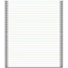 Tabellierpapier, 60 g/m², DIN A4 quer, einlagig, blanko, Längsperforation, 2.000 Blatt