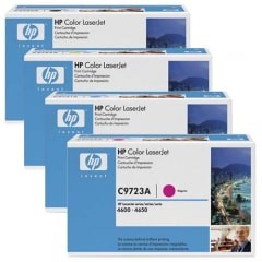 HP Toner-Set (Cyan, Magenta, Yellow, Schwarz) für Color LaserJet 4600 4650