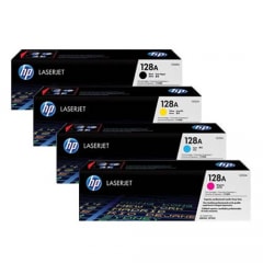 HP Toner-Set 128a Multipack (Cyan, Magenta, Yellow, Schwarz) für Color LaserJet CM1415 CP1525