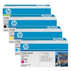 HP Toner-Set (Cyan, Magenta, Yellow, Schwarz) für CM4540