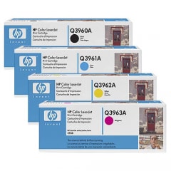 HP Toner-Set (Cyan, Magenta, Yellow, Schwarz) für Color LaserJet 2550 2820 2840