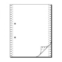 Tabellierpapier, 54 g/m², DIN A4 hoch, zweilagig, blanko, Längsperforation, 1.000 Blatt