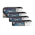 HP Tintenset 981y (Cyan, Magenta, Yellow, Schwarz) für PageWide 556 / 586, 1x 20.000 und 3x 16.000 Seiten