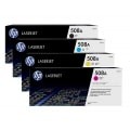 HP Toner-Set 508A (Cyan, Magenta, Yellow, Schwarz) für Color LaserJet M552 M553 M577