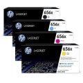 HP Toner-Set 656X High Capacity (Cyan, Magenta, Yellow, Schwarz) für Color LaserJet M652 M653