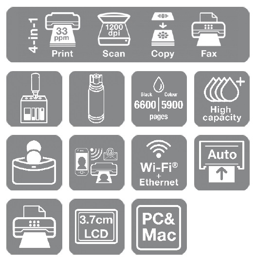 Epson EcoTank ET-4810 Features