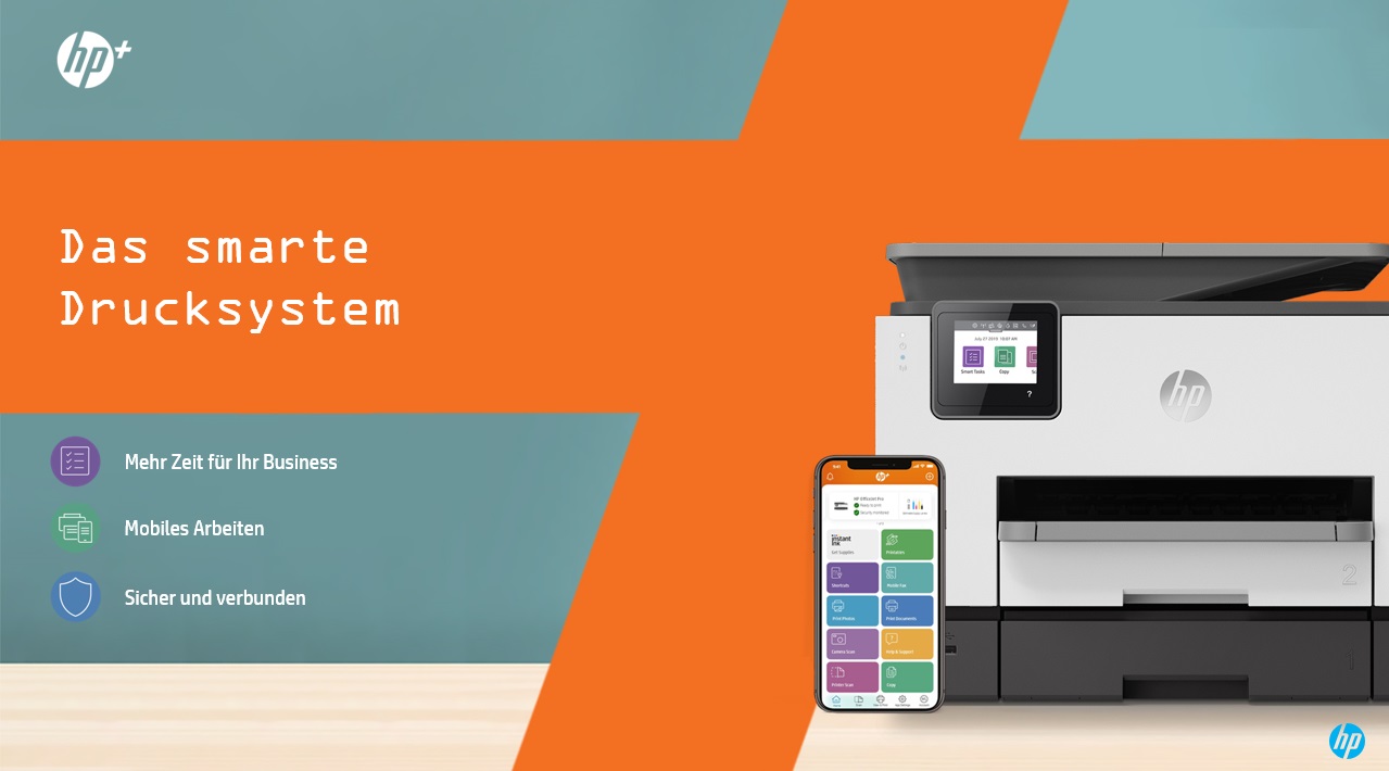 HP+-fähiger Drucker: das smarte Drucksystem