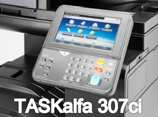 Kyocera TASKalfa 307ci Display