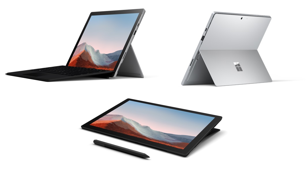 Microsoft Surface Pro 7+ - flexibel einsetzbar in unterschiedlichen Modi