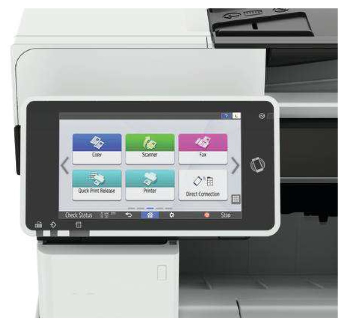 Ricoh IM C530F - benutzerfreundliches Farb-Touchdisplay